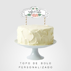 Topo de bolo - PERSONALIZADO - comprar online