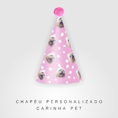 Chapéu de festa personalizado com foto PET na internet