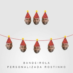 Bandeirola Personalizada Rostinho na internet