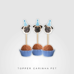 Topper personalizado carinha PET - comprar online