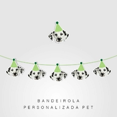 Bandeirola Personalizada carinha PET na internet