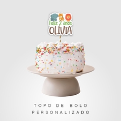 Topo de bolo - PERSONALIZADO