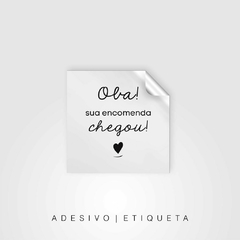 Etiqueta papel adesivo - loja online