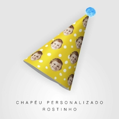 Chapéu de festa personalizado com foto