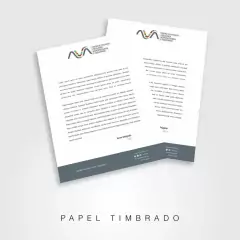 Papel timbrado - Criação e impressão.