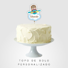 Topo de bolo - PERSONALIZADO - Copy+Arts - Papelaria Personalizada, Etiquetas Escolares e Produtos Exclusivos para Festas