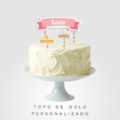 Topo de bolo - PERSONALIZADO