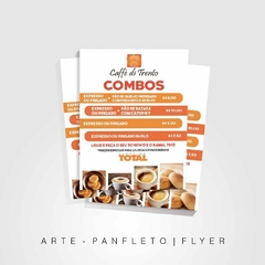 Arte para panfleto ou flyer na internet