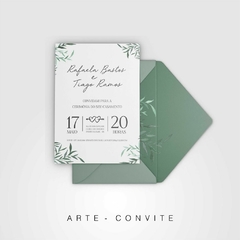 Arte para convite de casamento - Copy+Arts - Papelaria Personalizada, Etiquetas Escolares e Produtos Exclusivos para Festas