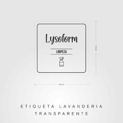 Etiquetas lavanderia Monte seu kit - transparentes - comprar online