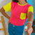 T-SHIRT COLOR C FRUTAS VERMELHAS M B LIMA ACID