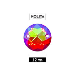 Piedras para bordar Nolita Colores AB Red 12mm Bolsa por 1000 Unid