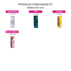 Piedras M.C. Baguette 7x21mm - comprar online