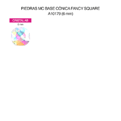 Piedras M.C. Fancy Square 6x6mm - comprar online