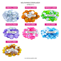 Piedras para bordar Nolita Colores LASER Red 6mm Bolsa por 3000 Unid - comprar online
