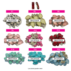 Piedras Engarzadas resina Baguette 5x15mm Colores OPALINOS - tienda online