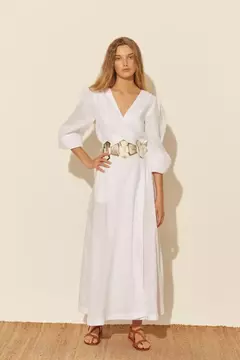 Wrap Long Dress With Asta & Alpaca Belt