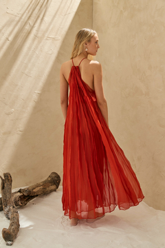 Plated Long Dress - comprar online