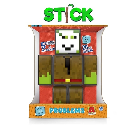 Boneco r Problems Minecraft Articulado - 25 cm Algazarra