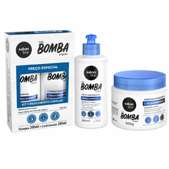 Kit Crescimento SOS Bomba Original com Ativador de Cachos Salon Line