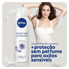 Desodorante NIVEA Aerosol Sem Perfume 150ml - loja online