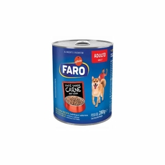 Faro Alimento Para Cães Adulto Carne Ração Úmida 280g