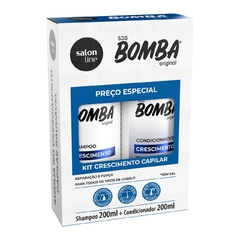 Kit Crescimento SOS Bomba Original com Ativador de Cachos Salon Line na internet