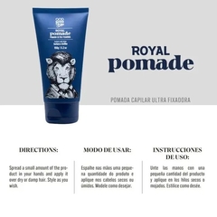 Pomada Capilar Royal Pomade, QOD Barber Shop, Alta Fixação Efeito Brilho, 150G na internet