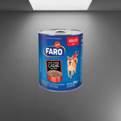 Faro Alimento Para Cães Adulto Carne Ração Úmida 280g - WR Mello Distribuidora