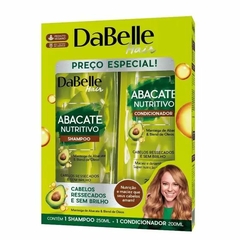 DaBelle Hair Abacate Nutritivo - Shampoo 250ml e Condicionador 200ml.