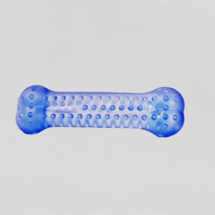 Brinquedo para cães Osso Massageador Cristal (M) Azul - comprar online