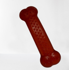 Brinquedo para cães Osso Massageador Cristal (P) Vermelho na internet