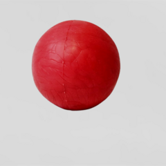 Brinquedo para cães Bola Pula Pula 100mm Vermelho - comprar online