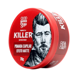 Pomada Capilar Killer, QOD Barber Shop, Matte, 70g - comprar online