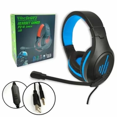 Headphone Gamer PX-10 Cometa LED 3.5mm + USB com 2.2m Azul na internet