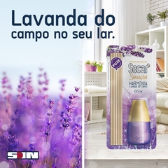 Difusor de Aroma Secar 100ml Lavanda do Campo Harmonia - comprar online