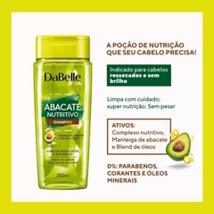 DaBelle Hair Abacate Nutritivo - Shampoo 250ml e Condicionador 200ml. - WR Mello Distribuidora