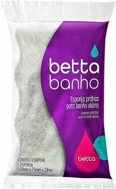 Esponja Prática Banho Diário com Manta Esfoliante Bettanin