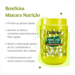 DaBelle Hair Máscara Abacate Nutritivo 800g na internet