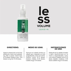 QOD Pro Leave-In Less Volume 120Ml - WR Mello Distribuidora