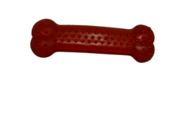 Brinquedo para cães Osso Massageador Cristal (P) Vermelho - loja online