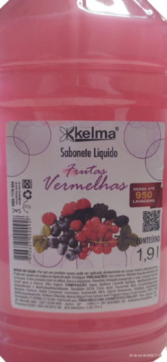 Sabonete Líquido Kelma Frutas Vermelhas 1900ml - comprar online