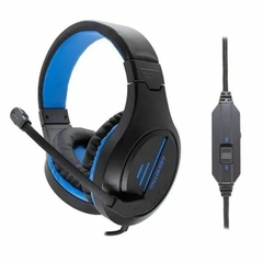 Imagem do Headphone Gamer PX-10 Cometa LED 3.5mm + USB com 2.2m Azul