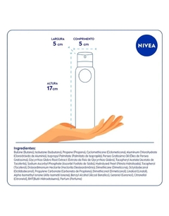 Desodorante NIVEA Aerosol Tom Natural 150ml- Kit 6 Und. - WR Mello Distribuidora