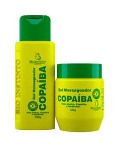 Gel desodorante massageador Copaíba 200g