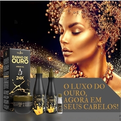 Kit Banho de Ouro 24K Mary Life ( com 04 itens ) - Reino Florístico