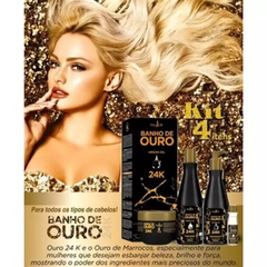 Imagem do Kit Banho de Ouro 24K Mary Life ( com 04 itens )