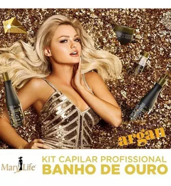 Kit Banho de Ouro 24K Mary Life ( com 04 itens )