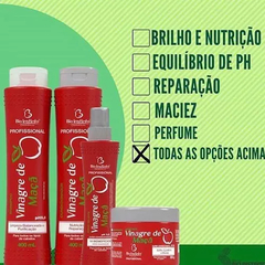 Kit Vinagre de Maçã Bio Instinto - 04 itens - Reino Florístico