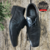 Sapato social masculino preto com cadarço tamanho 41 seminovo